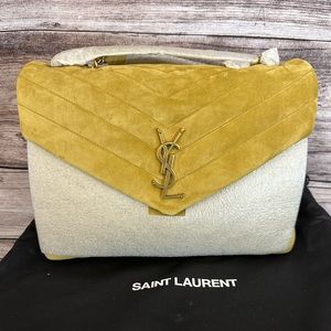 Brand New YSL LOULOU Medium Suede ~ Gorgeous color!